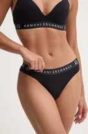 Majtki damskie - Armani Exchange brazyliany kolor czarny 947028 CC502 - miniaturka - grafika 1