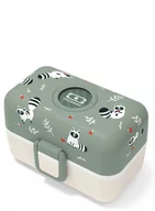 Lunch boxy - Mb Tresor Monbento Lunch Box Dla Dzieci - Green Raccoon - miniaturka - grafika 1