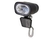 Lampki rowerowe - SPANNINGA Axendo 40 XDAS Reflektor przedni na dynamo, black 2020 Oświetlenie rowerowe - zestawy H635018 - miniaturka - grafika 1