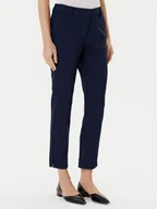 Spodnie damskie - Marella Chinosy Abb 2523136031 Granatowy Slim Fit - miniaturka - grafika 1
