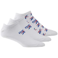 Skarpetki męskie - Skarpety stopki REEBOK CL FO INVISIBLE SOCK 3P GG6680 – Biały - miniaturka - grafika 1