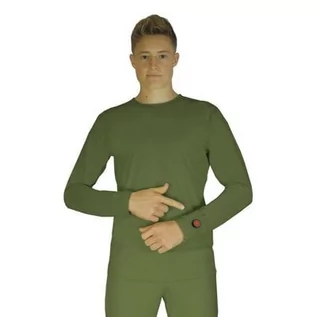 Bluzy narciarskie - Glovii bluza ogrzewana rozm XL zielona GJ1CXL - grafika 1