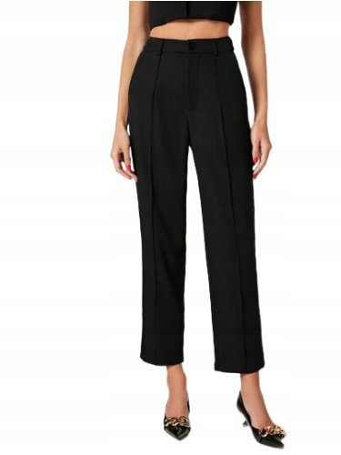 SHEIN SPODNIE DAMSKIE CZARNE ELEGANCKIE 40/42 ŁGU