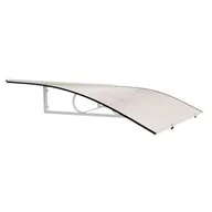 Daszki nad drzwi - Daszek ARCO przejrzysty 150 x 90 x 25 cm Robelit - miniaturka - grafika 1