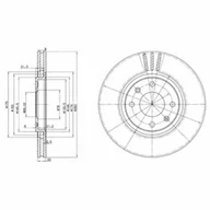 Tarcze hamulcowe - Delphi Tarcza hamulcowa BG2690 - miniaturka - grafika 1