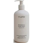 Kosmetyki kąpielowe dla dzieci - Mushie Organic Baby żel pod prysznic i szampon 2w1 dla dzieci 400 ml - miniaturka - grafika 1