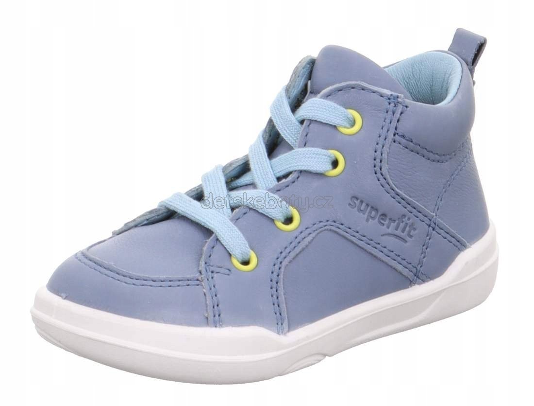 SUPERFIT BUTY DZIECIĘCE NIEBIESKIE SKÓRZANE 21 16GA