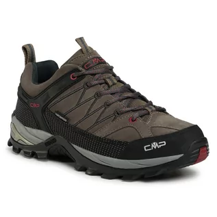 Buty trekkingowe męskie - CMP Trekkingi Rigel Low Trekking Shoes Wp 3Q13247 Torba/Antracite 02PD - grafika 1