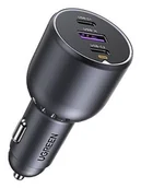 Ładowarki do telefonów - Ugreen EC705 2x USB-C + USB, 130W czarna - miniaturka - grafika 1