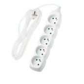 Listwy zasilające - DPM Listwa zasilająca PP43 z uziemieniem 5GNx5 m (PP43 5GNx5M) - miniaturka - grafika 1