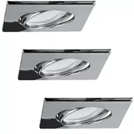 Oprawy, klosze i abażury - Polux Zestaw 3 oczek OLIN 3x3,5W LED 305855 NIKIEL SANICO - miniaturka - grafika 1