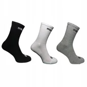 Kijki narciarskie - Skarpetki sportowe Salomon Active Wear Crew 3 pary wysokie - SALOMON - miniaturka - grafika 1