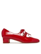 Półbuty damskie - Balagan Półbuty Greta Czerwony - miniaturka - grafika 1