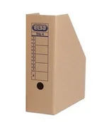 Przyborniki na biurko - Herlitz Pojemnik Elba Tric 4 10cm brązowy (20 szt) - miniaturka - grafika 1