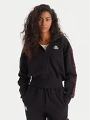 Bluzy damskie - Kappa Bluza Banda Clarise 32261BW Czarny Regular Fit - miniaturka - grafika 1