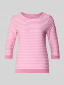 Bluzy damskie - Bluza o kroju shaped fit z mieszanki bawełny i wiskozy - miniaturka - grafika 1