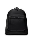 Plecaki - Trussardi Plecak College Backpack Md Smooth 71B00272 Czarny - miniaturka - grafika 1