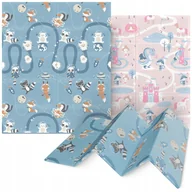 Maty edukacyjne - MATA EDUKACYJNA DLA NIEMOWLĄT PIANKOWA DWUSTRONNA DLA DZIECI XPE 180x150cm - miniaturka - grafika 1