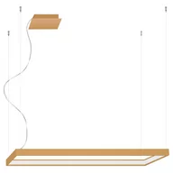 Lampy sufitowe - Sollux Tuula M TH.161 lampa wisząca zwis 1x50W LED 3000K złota - miniaturka - grafika 1