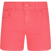 Spodnie i spodenki dla dziewczynek - Guess Szorty | Regular Fit - miniaturka - grafika 1