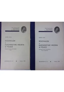 Regionalizm w Budownictwie Wiejskim Tom 1 i 2 - Książki o kulturze i sztuce - miniaturka - grafika 1
