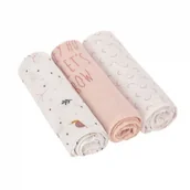 Koce i narzuty dla dzieci - Lassig Bambusowy Otulacz-Kocyk 80x80cm Zestaw 3 szt. Garden Explorer Ślimak - miniaturka - grafika 1