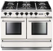 Kuchenki gazowo-elektryczne - Kuchnia gazowo-elektryczna FALCON Continental 110 Biały szczotkowany nikiel - miniaturka - grafika 1
