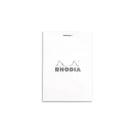 Notesy i bloczki - Blok Rhodia N°11 7,4x10,5 cm, kratka, biały - miniaturka - grafika 1