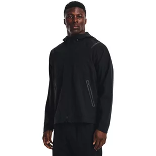 Męska kurtka treningowa UNDER ARMOUR UA UNSTOPPABLE JACKET - czarna - Kurtki męskie - miniaturka - grafika 1