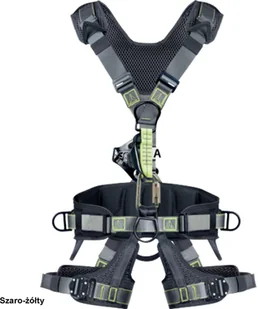 DELTA PLUS JAGUAR 2 HAR36R SZELKI Z PASEM I PASAMI UDOWYMI, 6 PUNKTÓW ZACZEPOWYCH; SZARO-ŻÓŁTY - Akcesoria BHP - miniaturka - grafika 1
