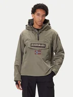 Kurtki męskie - Napapijri Kurtka anorak Rainforest Next NP0A4IB9 Khaki Regular Fit - miniaturka - grafika 1