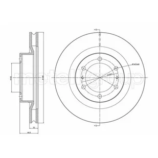 METELLI Tarcza hamulcowa 23-1298C - Szczęki hamulcowe - miniaturka - grafika 1