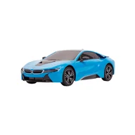 Zabawki zdalnie sterowane - Samochód zdalnie sterowany BMW i8, 1:18, niebieski - miniaturka - grafika 1