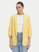 Marynarki i żakiety damskie - Pieces Marynarka Bosella 17090996 Żółty Regular Fit - miniaturka - grafika 1