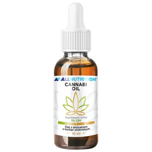 Allnutrition Cannabi Oil 5% CBD, olej z konopi, 10 ml - Suplementy naturalne - miniaturka - grafika 1