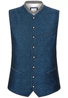 Garnitury - Stockerpoint Męska kamizelka Marino do stroju ludowego, niebieski, 50 - miniaturka - grafika 1