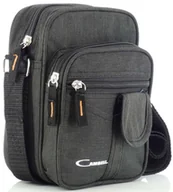 Torby męskie - TORBA MĘSKA NA RAMIĘ SASZETKA SPORTOWA MIEJSKA ORGANZER NA DOKUMENTY - miniaturka - grafika 1