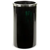 Wazony i flakony - Wazon Dekoracyjny Tuba Capri 19X19X33 Czarny - miniaturka - grafika 1