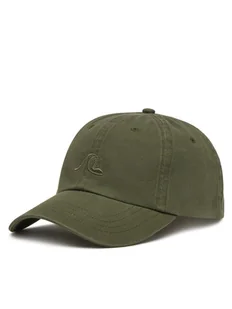 Quiksilver Czapka z daszkiem Rad Splatter AQYHA04939 Zielony - Czapki i chusty sportowe męskie - miniaturka - grafika 1