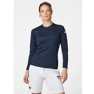 Bielizna sportowa damska - Damska koszulka termoaktywna Helly Hansen Tech Crew Ls navy - S - miniaturka - grafika 1