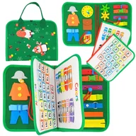 Zabawki interaktywne dla dzieci - WOOPIE Edukacyjna Książeczka Walizka Montessori - Edycja Świąteczna - miniaturka - grafika 1