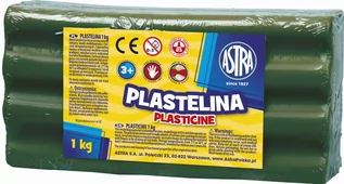 Nerki - Astra Plastelina 1kg ciemnozielona luz - grafika 1