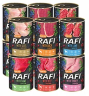 Mokra karma dla psów - DOLINA NOTECI - RAFI mokra karma dla psa 12 x 800g - miniaturka - grafika 1