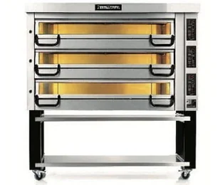 Pizza Master PM 743ED - Piec do pizzy 3-komorowy sterowany elektronicznie - Piece, kotły  i płyty grzejne gastronomiczne - miniaturka - grafika 1