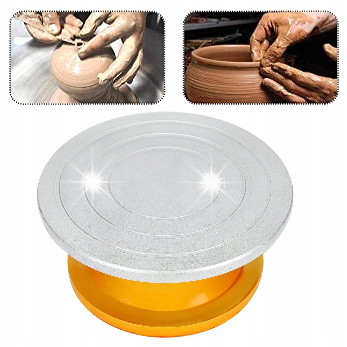 KOŁO GARNCARSKIE TOCZEK OBROTOWY DO GLINY 25cm