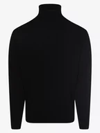 Swetry męskie - Andrew James - Sweter męski z dodatkiem kaszmiru, czarny - miniaturka - grafika 1