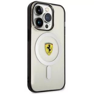 Ferrari FEHMP14LURKT iPhone 14 Pro 6,1" przezroczysty/transparent hardcase Outline Magsafe - Etui i futerały do telefonów - miniaturka - grafika 4