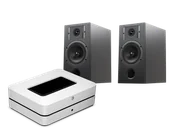 Zestawy stereo - Bluesound POWERNODE (biały) + Diva 3 (czarny) - miniaturka - grafika 1