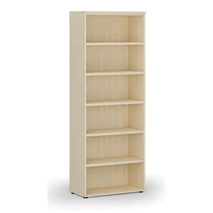 Regał biurowy PRIMO WOOD, 2128 x 800 x 420 mm, wiśnia - Inne meble biurowe - miniaturka - grafika 4