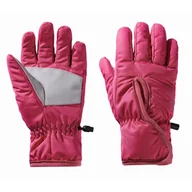 Rękawiczki dla dzieci - Rękawice zimowe dla dziecka Jak Wolfskin EASY ENTRY GLOVE K dark fuchsia - 116 - miniaturka - grafika 1